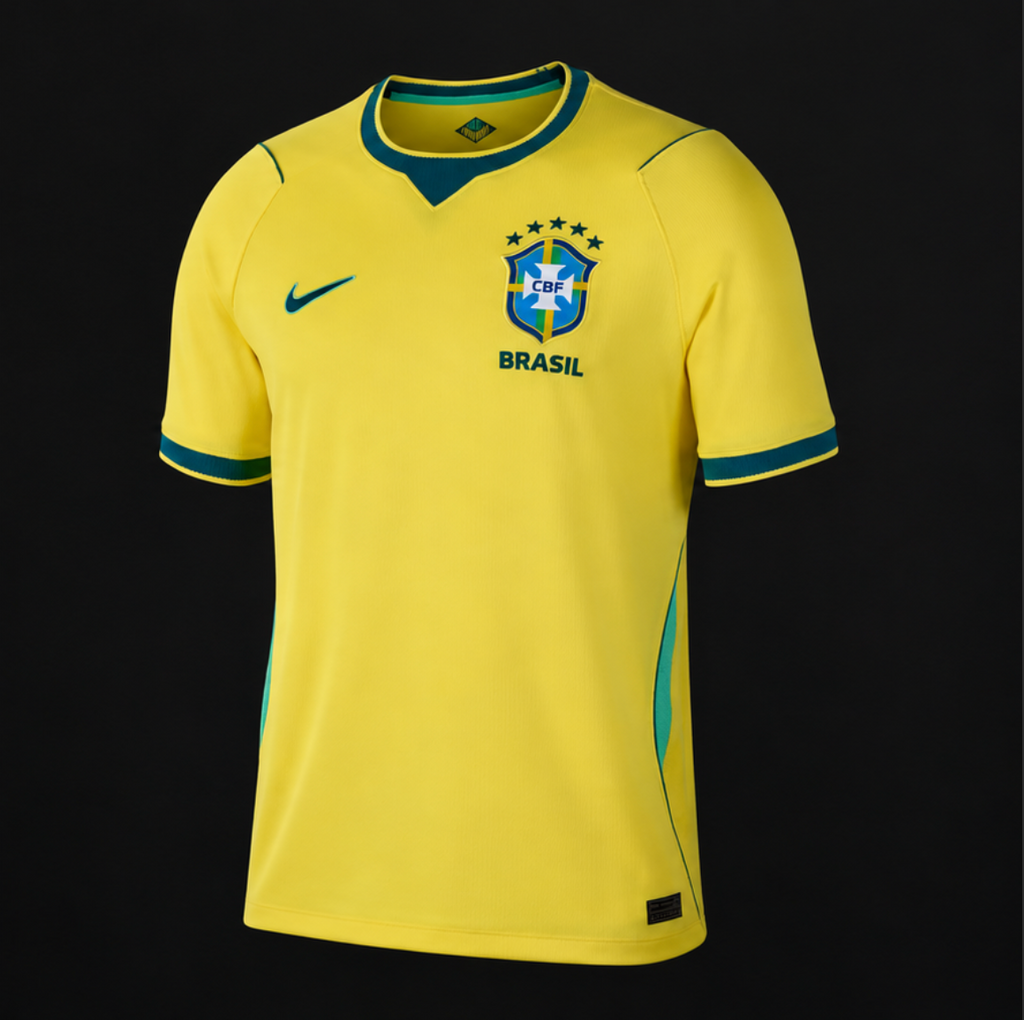 Brazil Classic Yellow Football Jersey