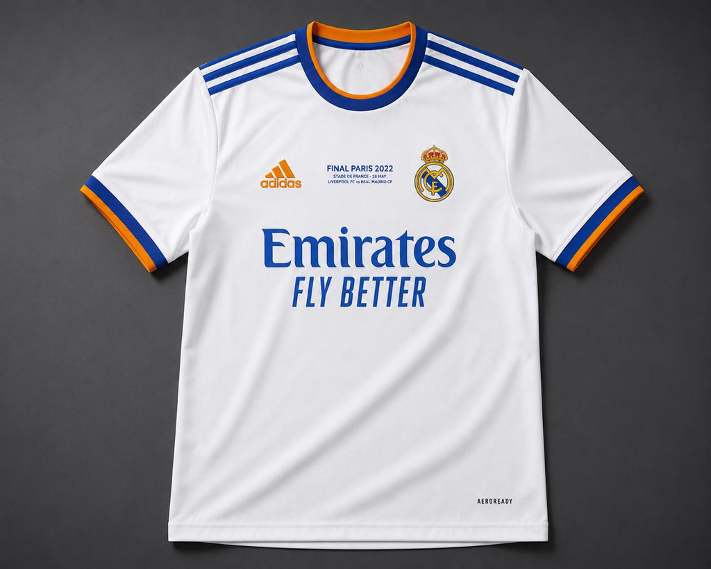 Real Madrid Final Paris 2022 Edition Retro Jersey