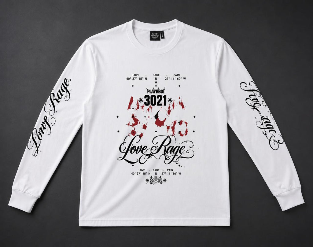Love & Rage Graphic Long Sleeve T-Shirt