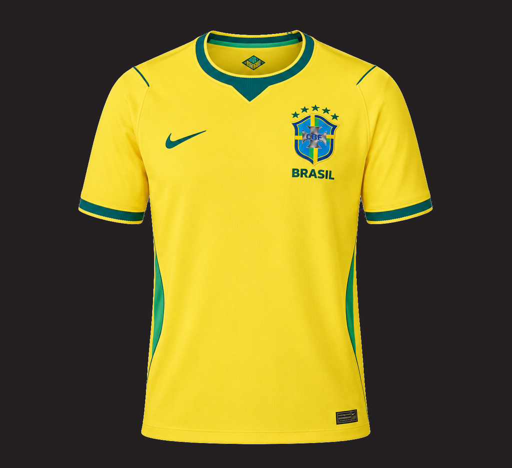 Brazil Classic Yellow Football Jersey